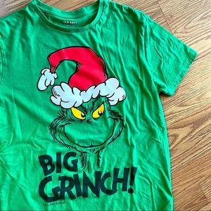 🟢3/$15 Big Grinch Graphic Christmas T-shirt